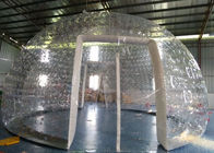 Lều bong bóng PVC trong suốt phổ biến với hai cửa và lỗ thông hơi