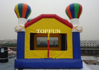 PVC Tarpaulin Kids bơm hơi lâu đài Bouncy với bóng bay 4 x 4 m Tùy chỉnh