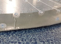 Rõ ràng PVC đôi lớp bong bóng bơm hơi triển lãm đường kính 8m