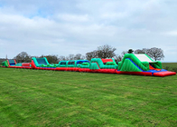 Tarpauline Inflatable Vượt chướng ngại vật Course Trại khởi động ngoài trời Thiết bị bơm hơi