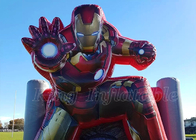Iron Man Bouncer Bơm hơi Nhảy Bouncy Castle Red Bounce House For Kids Party