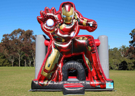 Iron Man Bouncer Bơm hơi Nhảy Bouncy Castle Red Bounce House For Kids Party