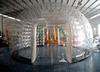 Combo PVC Mái vòm bơm hơi trong suốt Đường kính 8m cho bữa tiệc / Triển lãm