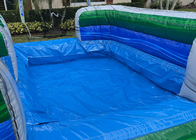 Big Kid Bơm hơi trượt nước Trò chơi ngoài trời PVC Giant Double Water Slide Inflatable