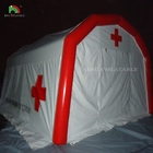 Lều Chữ thập đỏ bơm hơi Lều bơm hơi y tế Lều cứu hộ bơm hơi để cứu trợ