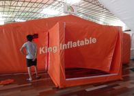 Orange Custom PVC 8 ​​* 6 M Lều bơm hơi khổng lồ cho sự kiện hoặc kho