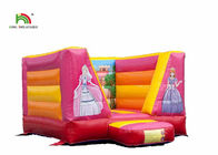 0,55mm PVC bơm hơi công chúa Bounce Castle với máy thổi cho trẻ em Trọng lượng 85kg