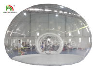 Lều bong bóng trong suốt đường kính 6m có đường hầm cho thuê cắm trại ngoài trời