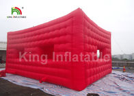 Lều đôi sự kiện Red Square vuông với vật liệu PVC thân thiện với môi