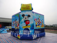 Kids ngoài trời nhỏ bơm hơi thương mại lâu đài Bouncy cho thuê chuột Mickey