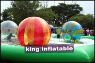 Bóng nước PVC đầy màu sắc / Bóng nước với đường kính 2m cho công viên giải trí