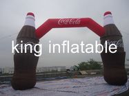 Coca Cola hình dạng vòm bơm hơi cho quảng cáo / Cổng vào bơm hơi