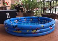 Ba ống tròn Kids Bể bơi bơm hơi PVC Bạt dễ thương Phim hoạt hình dễ thương