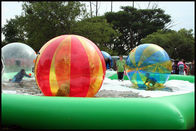 Màu hỗn hợp 2m Đường kính PVC Wak tùy chỉnh trên bóng nước cho công viên nước