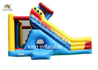 Ngôi nhà đầy màu sắc của trẻ em thổi lên Bouncy với tấm bạt PVC lớn