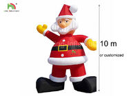 210D nylon 10 m H bơm hơi ông già Noel quảng cáo trang trí Giáng sinh