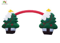 EN14960 Sản phẩm quảng cáo bơm hơi 11 * 5 m Thổi lên Giáng sinh Arches Santa