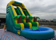 Giải trí Bơm hơi nước Trượt bạt PVC cho trẻ em Công viên nước bơm hơi vui nhộn cho trẻ em