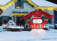 Ngoài trời 10 m Sản phẩm Giáng sinh bơm hơi Air Blown Holiday Snowman