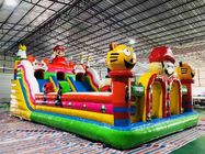 Kids Inflatable Bounce House Ngôi nhà vui nhộn với Bạt PVC Silde