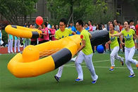 Xi lanh trong suốt Trò chơi thể thao bơm hơi Vợt tennis để xây dựng đội nhóm