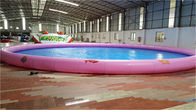 Bể bơi bơm hơi 16mD tròn lớn 0.9mm PVC Tarpaulin cho trẻ em chơi ngoài trời hoặc trong nhà