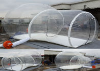 Lớn 4M PVC bơm hơi rõ ràng lều bong bóng không thấm nước cho cắm trại