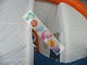 Large White And Orange PVC Inflatable Event Tent For Out Door Use