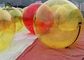 Yellow Ball Inflatable Walk On Water Ball For Children Amusement