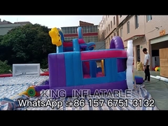 Lâu đài bơm hơi Bouncy Castle Thương mại ngoài trời Bounce House cho trẻ em