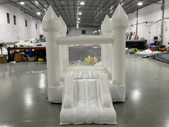 White Mini Inflatable Bouncer ngoài trời trong nhà Bữa tiệc sinh nhật cho trẻ em Bouncy Castle House