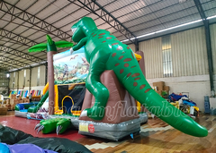 Khủng long Bouncy Jumping Castle Slide T-Rex bounce house Inflatable Bouncer
