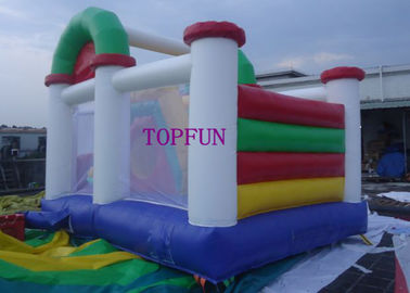 Trò chơi vui chơi ngoài trời cho trẻ em Combo Trò chơi bơm hơi Lâu đài PVC Bạt