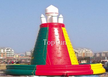 CE 8m Dia Độ bền cao đầy màu sắc Tên lửa bơm hơi Leo tường Trò chơi thể thao cho trẻ em