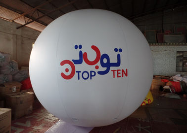 Bong bóng quảng cáo Helium PVC trắng 0.14mm In kỹ thuật số đầy đủ