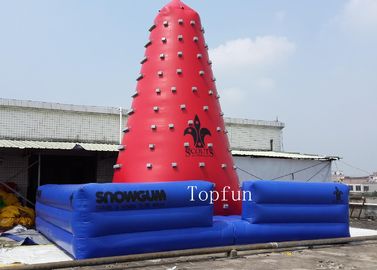 Trò chơi thể thao bơm hơi ngoài trời thú vị, Red Leo tường leo núi OEM &amp;amp; ODM
