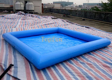 Bể bơi mái chèo trẻ em 5 * 5m màu xanh an toàn, bạt PVC 0,9mm