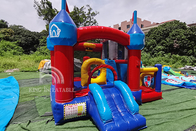Lâu đài Bouncer bơm hơi cho trẻ em Bouncy House Jumping Castle With Slide
