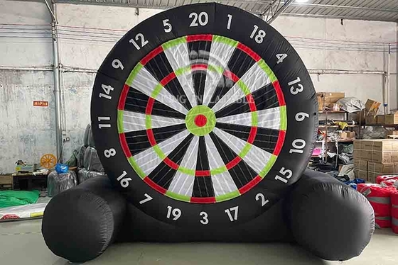 13 * 13 Ft Phi tiêu bóng đá bơm hơi khổng lồ Giải trí trò chơi phi tiêu bóng đá khổng lồ Inflatables