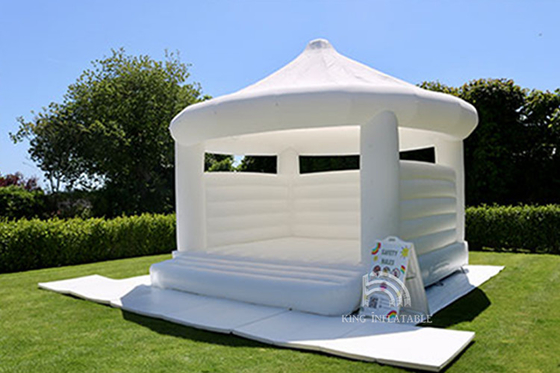 White Bouncy Castle cho tiệc cưới đính hôn Sự kiện công ty & sinh nhật trẻ em