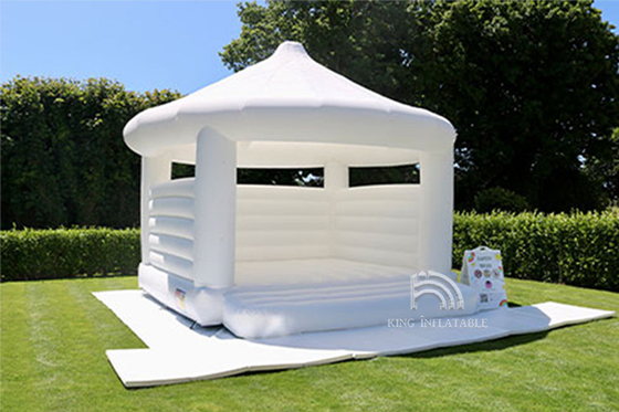 White Bouncy Castle cho tiệc cưới đính hôn Sự kiện công ty & sinh nhật trẻ em