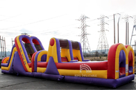 Cho thuê khóa học vượt chướng ngại vật bơm hơi Blow Up Bounce House Wipeout Races dành cho người lớn Trẻ em