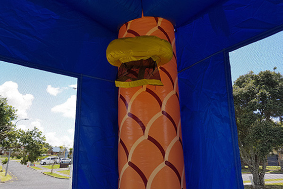 Lâu đài Bơm hơi Bouncy Castle Người lớn ngoài trời Trẻ em nhảy Bounce House Với Cầu trượt Cho thuê