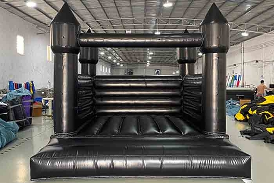Tiệc Bouncy Castle Black Bouncer bơm hơi trong nhà Lâu đài Bouncy ngoài trời cho gia đình