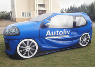 PVC Inflatable Car Quảng cáo tốc độ Thử nghiệm va chạm Blow Up Car 3D Model