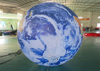 Quảng cáo khổng lồ Inflatables Word Globe Earth Map Ball LED treo Hành tinh