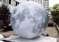 Quảng cáo bơm hơi khổng lồ Mô hình mặt trăng Các hành tinh lớn Quả cầu bóng Led để trang trí