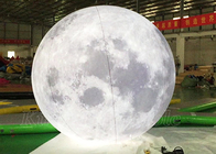 Quảng cáo bơm hơi khổng lồ Mô hình mặt trăng Các hành tinh lớn Quả cầu bóng Led để trang trí
