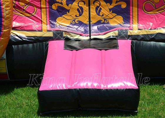 Princess Pink Bouncy Castle Bouncers Trò chơi dành cho trẻ em Kết hợp nhà bơm hơi có cầu trượt