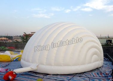 White Shell PVC Tarpaulin Sự kiện bơm hơi Lều cưới Golf Golf 5.0 * 3.8 * 4.0m